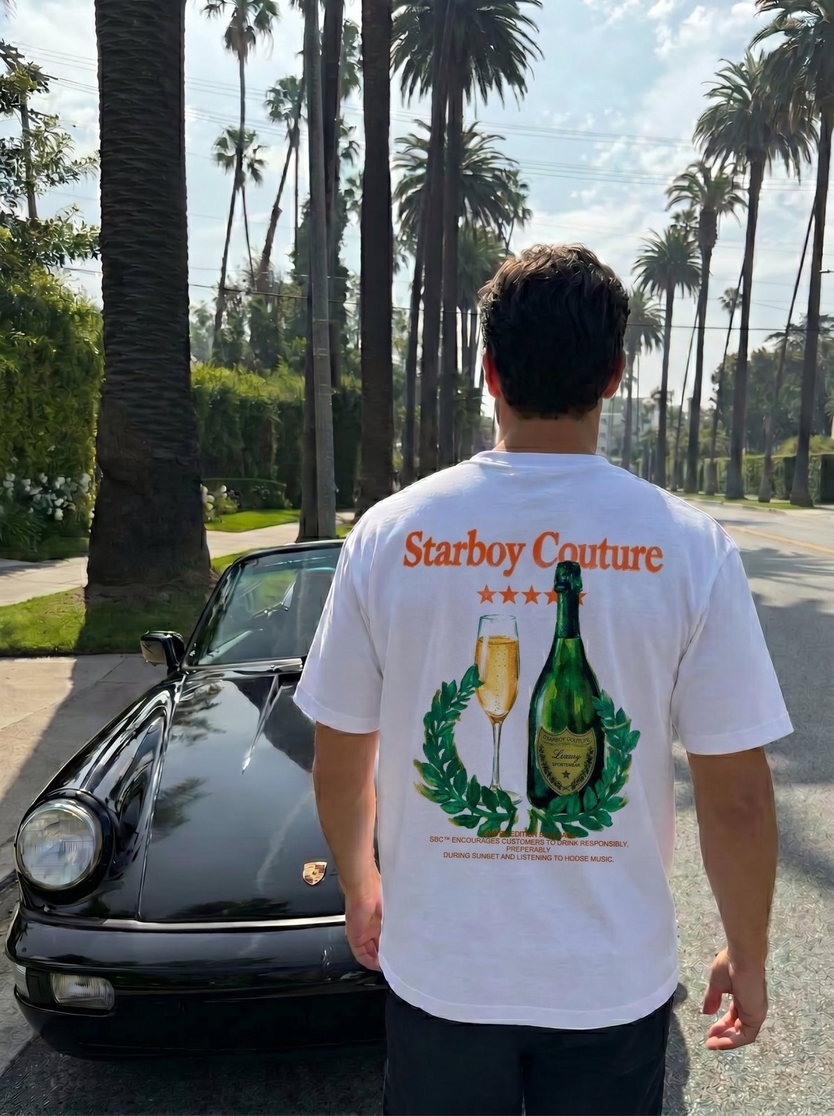 Champagne & House T-Shirt - Starboy Couturetshirt