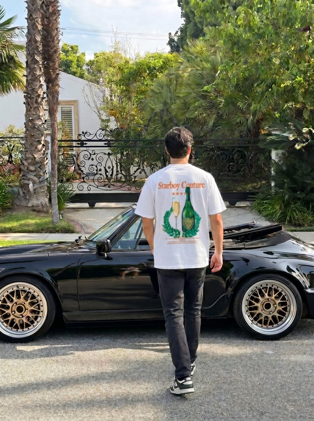 Champagne & House T-Shirt - Starboy Couturetshirt