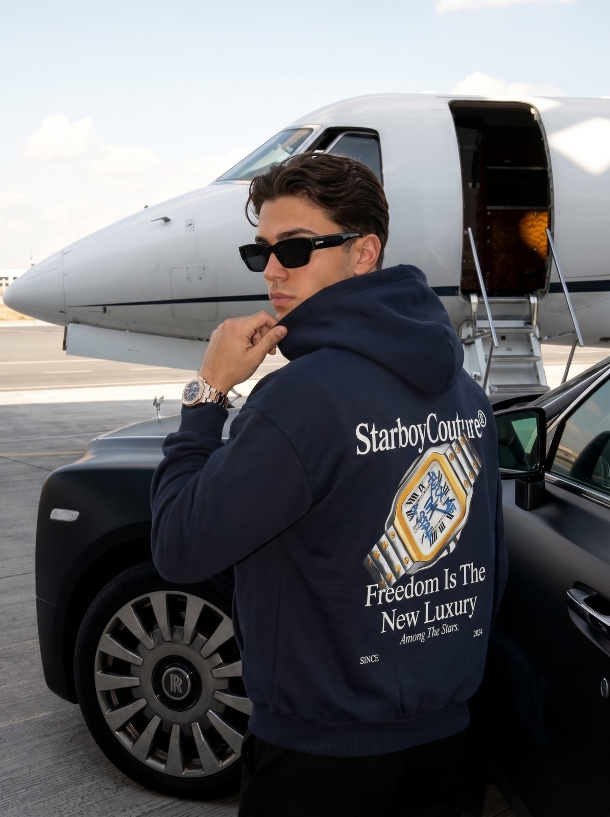 Time is Luxury Hoodie - Starboy CoutureHoodie